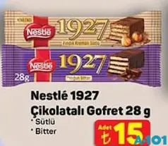 NESTLE 1927 ÇİKOLATALI GOFRET 28 G